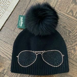 Peter Glenn Sweet Shades Hat with Real Fur Pom